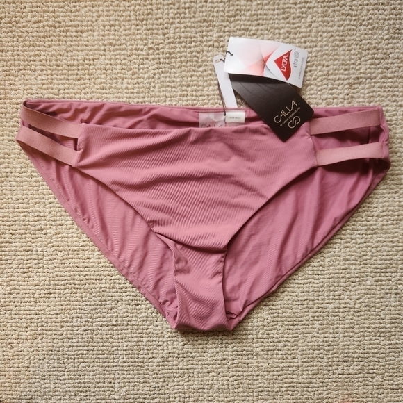 NWT - Calia by Carrie Underwood Elastic Side Bikini Bottoms - Size Large - Picture 2 of 9